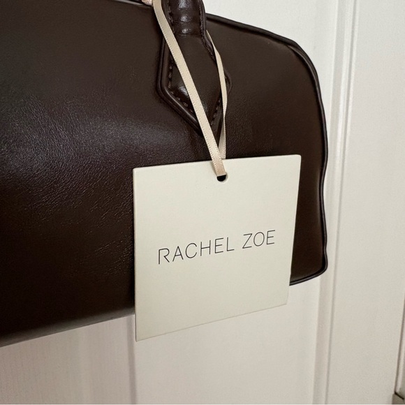 Rachel Zoe Chocolate Brown Barrel Bag RZ-8585 NWT - Picture 2 of 7